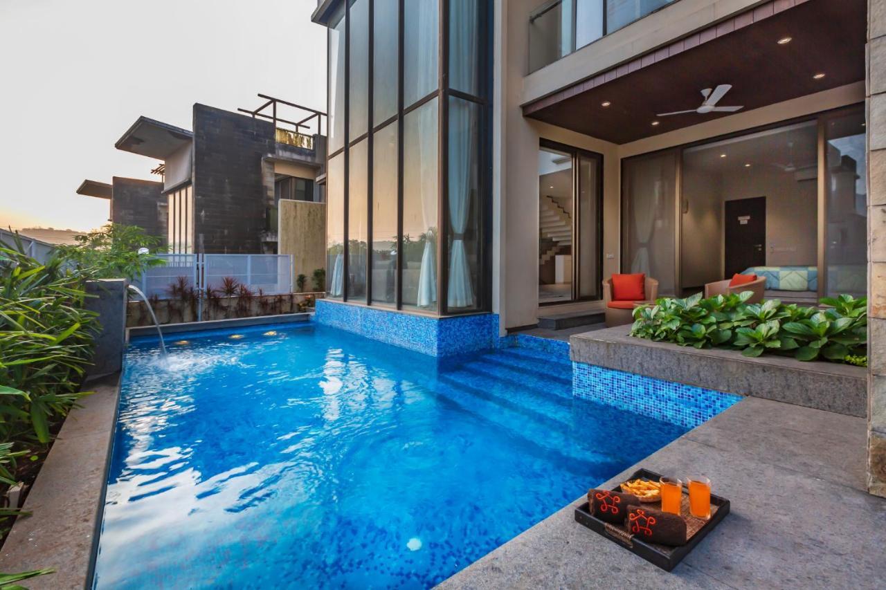 Saffronstays Aspen, Lonavala - Luxury Pool Villa With Games And Tv Room Near Bhushi Dam Exterior foto